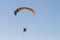 Paraglider with motor