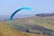 Paraglider in the Neath Valley