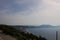 Paraglider over the beach in Rhodos city