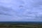 Paraglider over English landscape