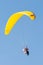 Paraglider in the sky.