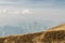 Paraglider in the sky over the Alps