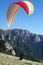 Paraglider take off - Ciucas Mountains, landmark attraction in Romania