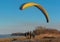 Paragliders on the Baltic sea, extreme flights on non-motorized gliders