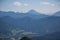 Paragliders at Brauneck, Lenggries, blue sky