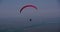 Paragliders Floating in the Air