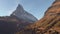 Paragliders in front of Matterhorn - Aerial view