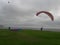Paragliders in Lima Peru Miraflores coast bluffs