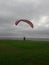 Paragliders in Lima Peru Miraflores coast bluffs