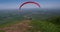 Paragliders Up into the Air