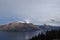 Paragliding above lake Wakatipu, Queenstown New Zealand