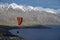 Paragliding above Queenstown New Zealand