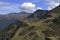 Paragliding-Airshot from Hochfirst mountain near Schruns; in MOn