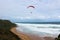 Paragliding at the beach