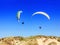 Paragliding,beach dune soaring, The Netherlands