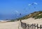 Paragliding,beach dune soaring, The Netherlands