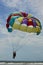 Paragliding on the beach the Monpiche