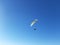 Paragliding, clear sky