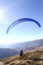 Paragliding, good paragliding, paragliding high in the mountains