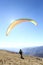 Paragliding, good paragliding, paragliding high in the mountains