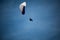 Paragliding with a motor on  La Palma