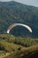 Paragliding in mountains