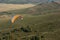 Paragliding in mountains