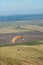 Paragliding in mountains