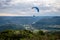 Paragliding at Ninho das Aguias Eagle`s Nest - Nova Petropolis, Rio Grande do Sul, Brazil