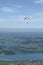 Paragliding over Forggensee lake in Bavaria, Germany