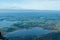 Paragliding in over lakes in Bavarian Alps