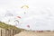 Paragliding at the sea side