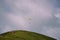 Paragliding in the sky, Ukrainian Carpathians, Gemba mountain, Pylypets Ukraine