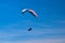 Paragliding sport with nice landscapes