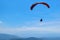 Paragliding sport with nice landscapes