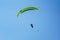 Paragliding sport summer paraglide parachute,  gliding