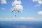 Paragliding with stunning views of the sea
