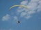 Paragliding two-person recreational flight in caspian  beach in Anzali, Iran