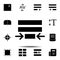 Paragraph, text icon. Simple glyph, flat vector of Text editor set icons for UI and UX, website or mobile application