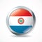 Paraguay flag button