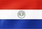 Paraguay flag, national uruguayan symbol for illustration of Travel, election, holidays