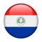 Paraguay Flag Vector Round Icon