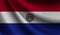Paraguay flag waving. background for patriotic and national design. illustration