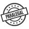 PARALEGAL text written on black vintage round stamp