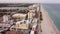 Parallax aerial clip Hollywood Beach FL USA