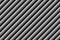 Parallel diagonal gray lines with black faces effect of metal ribbed