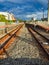 Parallel Rusty Train Tracks, Perth,  Western Australia