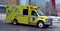 A paramedic truck is a healthcare professional, providing pre-hospital