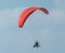 Paramotor flying