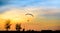 Paramotor Flying Silhouette